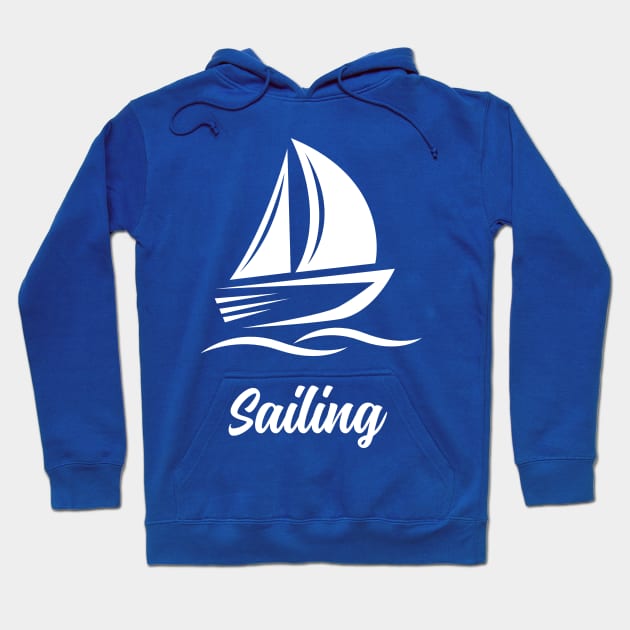 Sailing Boat Hoodie by vladocar